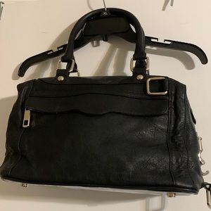 Rebecca Minkoff - Large Black Vegan/Pastel Handbag Clean Inside Out